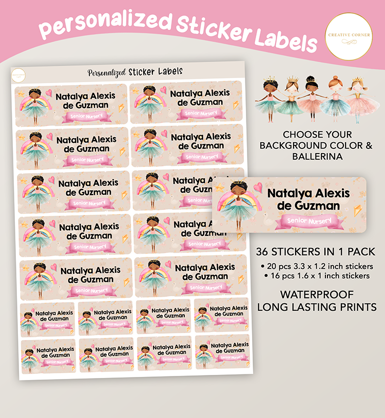 Ballerina Stickers - 004