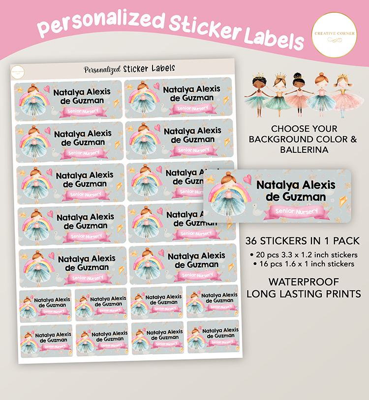 Ballerina Stickers - 005