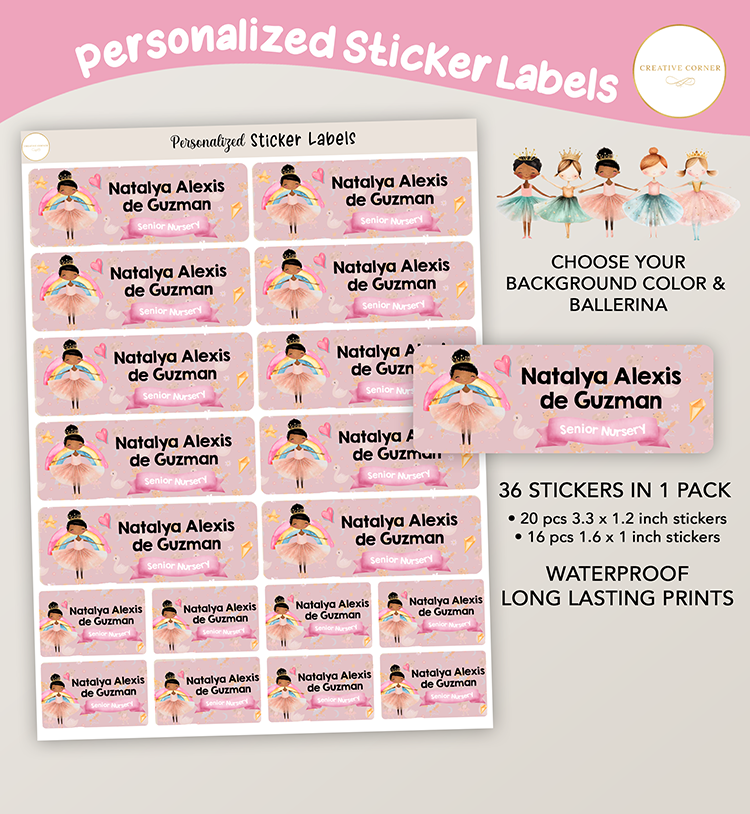 Ballerina Stickers - 003