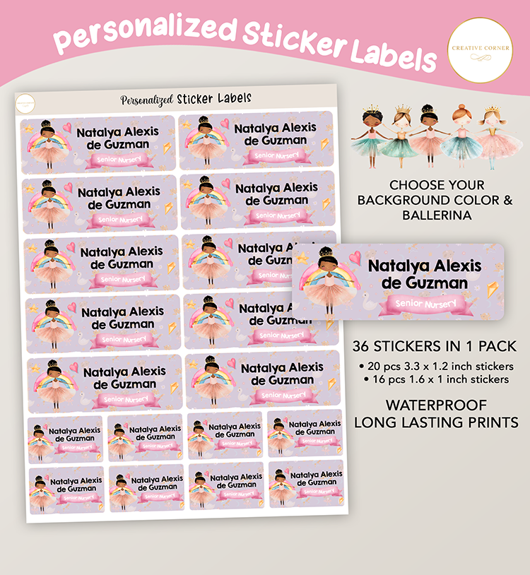 Ballerina Stickers - 003