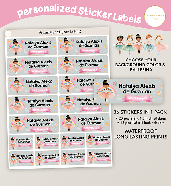 Ballerina Stickers - 003