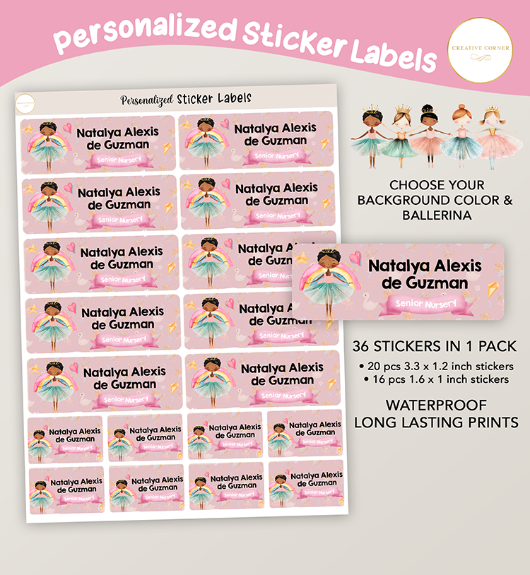 Ballerina Stickers - 004