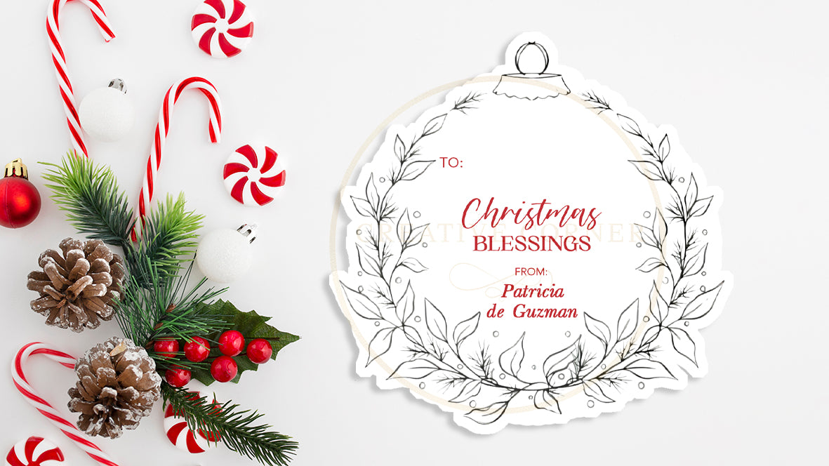 Custom Cut Christmas Gift Tags CCX-088 - Creative Corner PH
