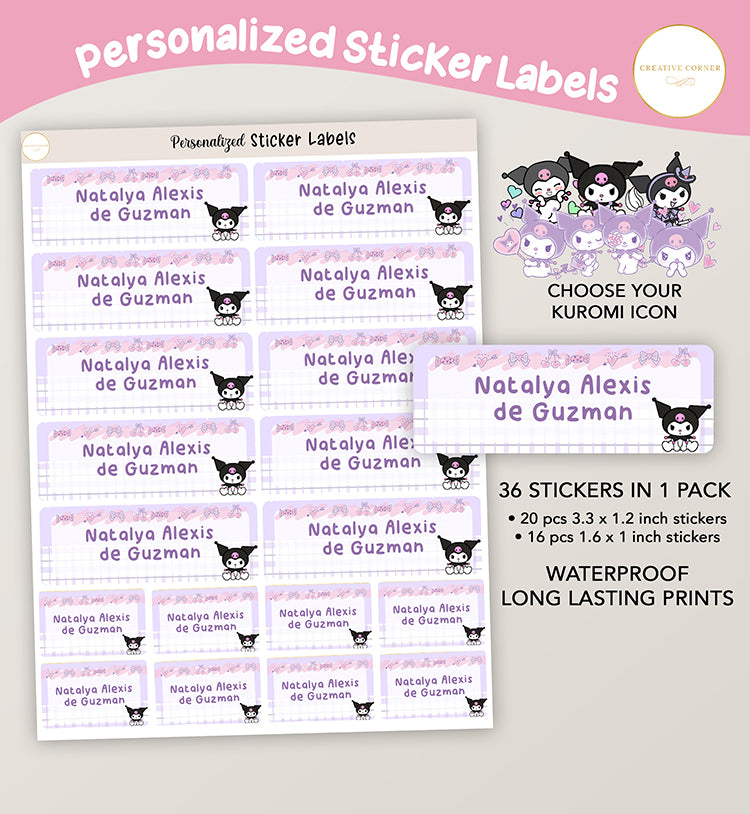 Sanrio Kuromi Stickers