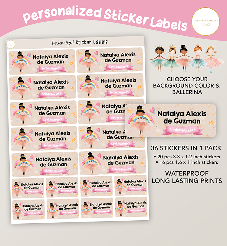 Ballerina Stickers - 003