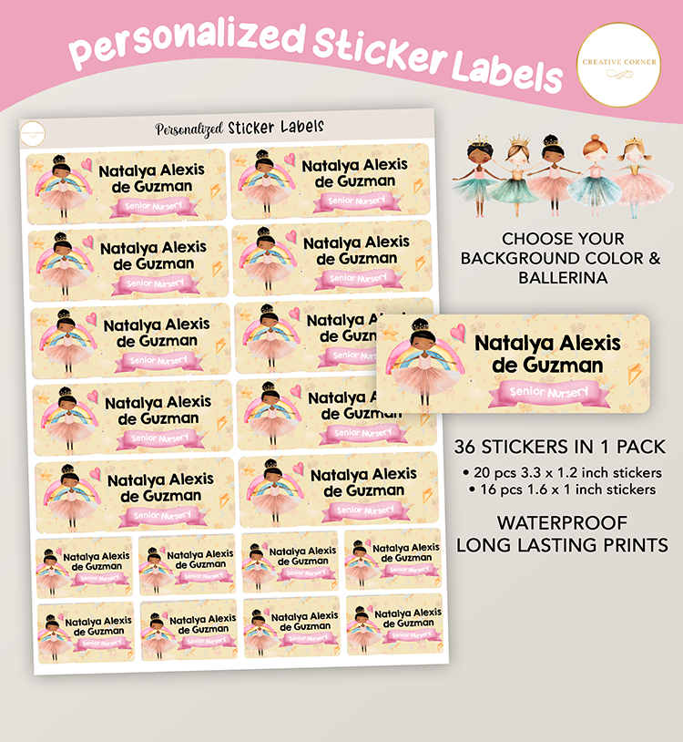 Ballerina Stickers - 003