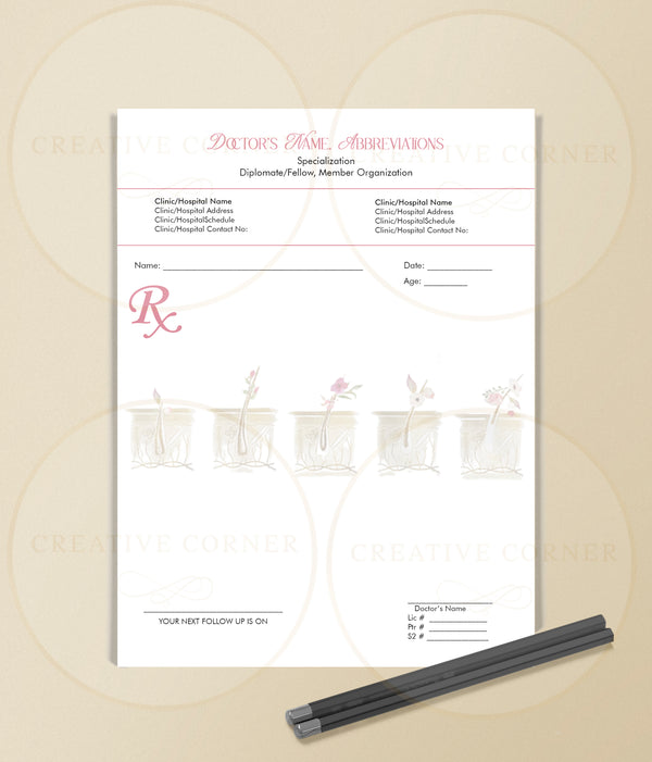 Personalized RX Pads RX-073 Creative Corner PH