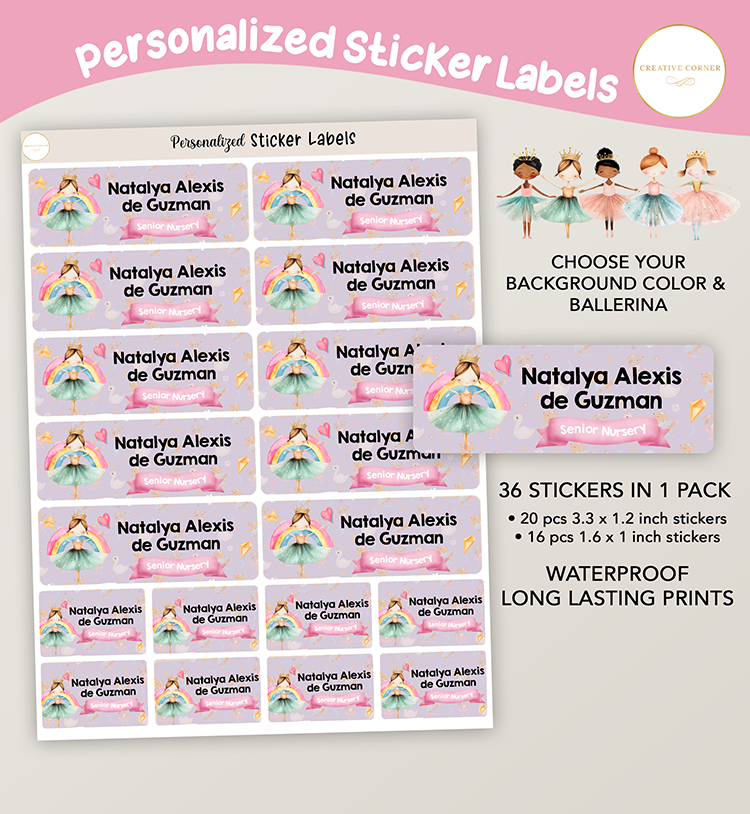 Ballerina Stickers - 002